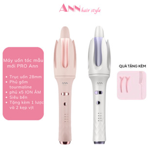 Máy uốn tóc tự động ANN - trục chống bỏng cao cấp - trục uốn phủ men gốm và ion âm