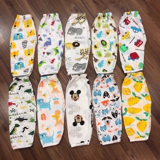 Quần dài chục cotton giấy cho bé