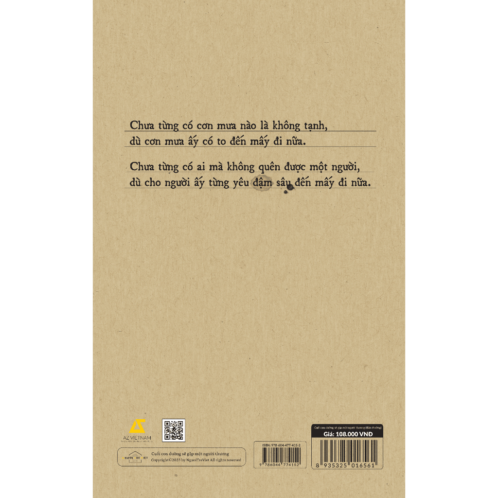 Sách Az - Cuối Con Đường Sẽ Gặp Một Người Thương