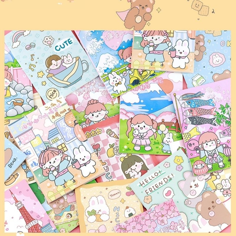 Combo 10 sổ note mini giao ngẫu nhiên không trùng mẫu
