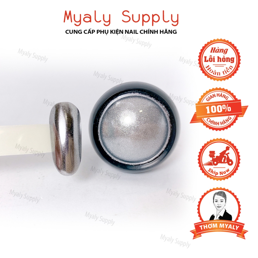 Bột Tráng Gương Bạc Vàng Đồng Đỏ Thép Kim Loại Metan