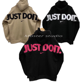 Áo Hoodie N!ke " Just do it " chữ hồng cá tính nam nữ, áo nỉ mùa đông dày dặn Hàn quốc