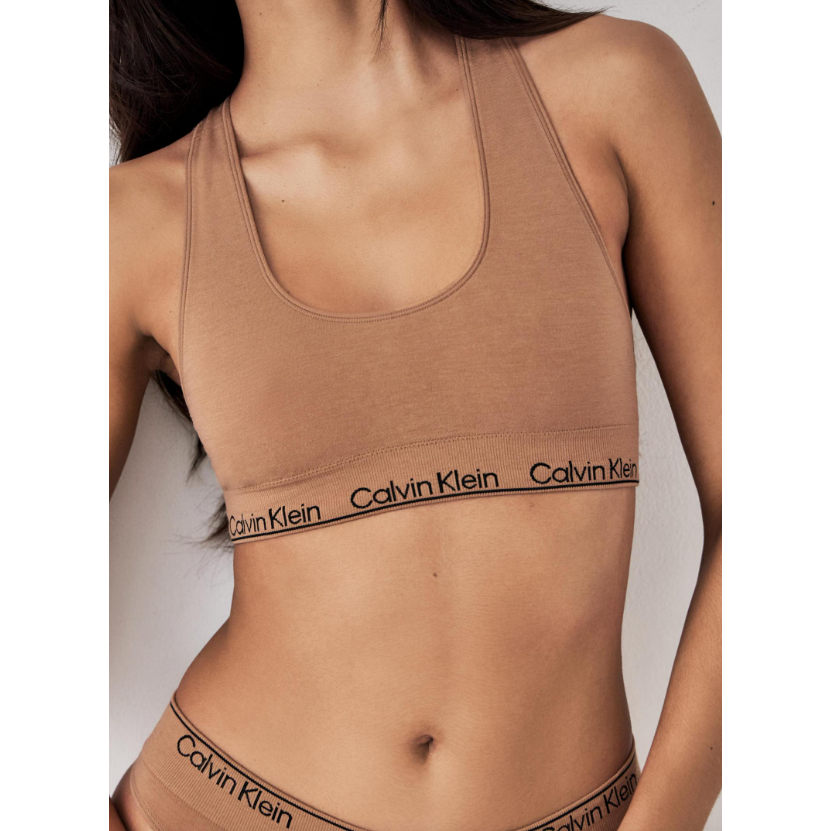 Set Sport Bra Không Mút JenniexCalvin Klein Modern Cotton Unlined Racerback Bralette/Bikini