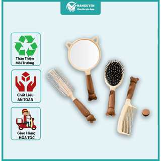Set gương lược 4 món hình gấu dễ thương #A223