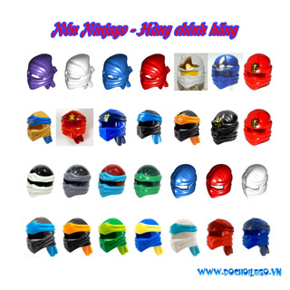 Phụ kiện Iego 5: Nón Ninjago trong dòng đồ chơi lắp ráp Iego Ninjago Headgear