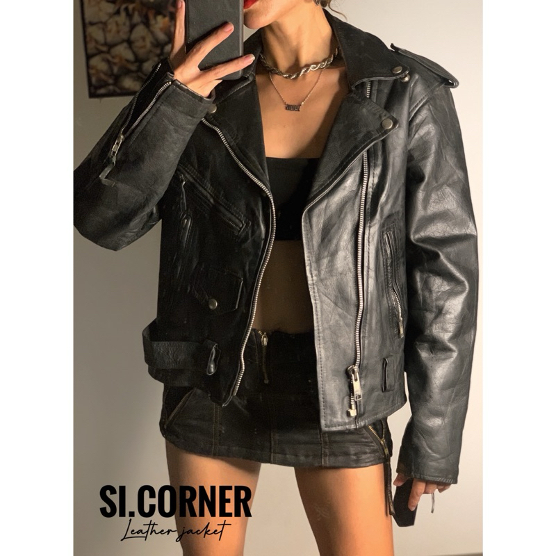 Áo khoác da thật 2hand