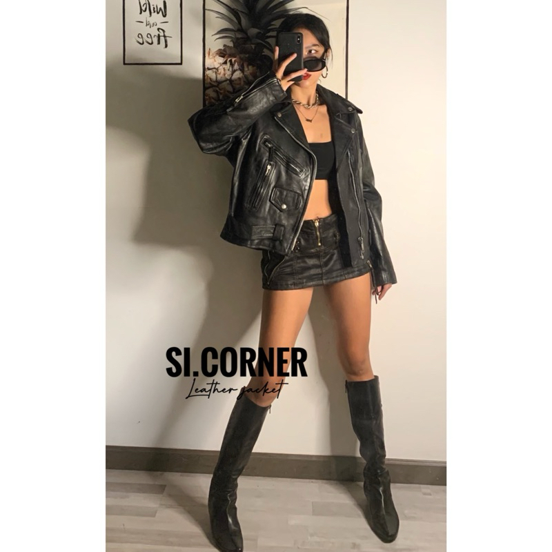 Áo khoác da thật 2hand