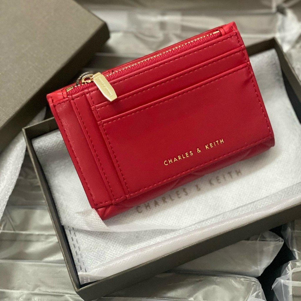 Có thể đeo chéo ví nữ ô trám size 12x2x8cm full box CK6-50770524 đủ màu