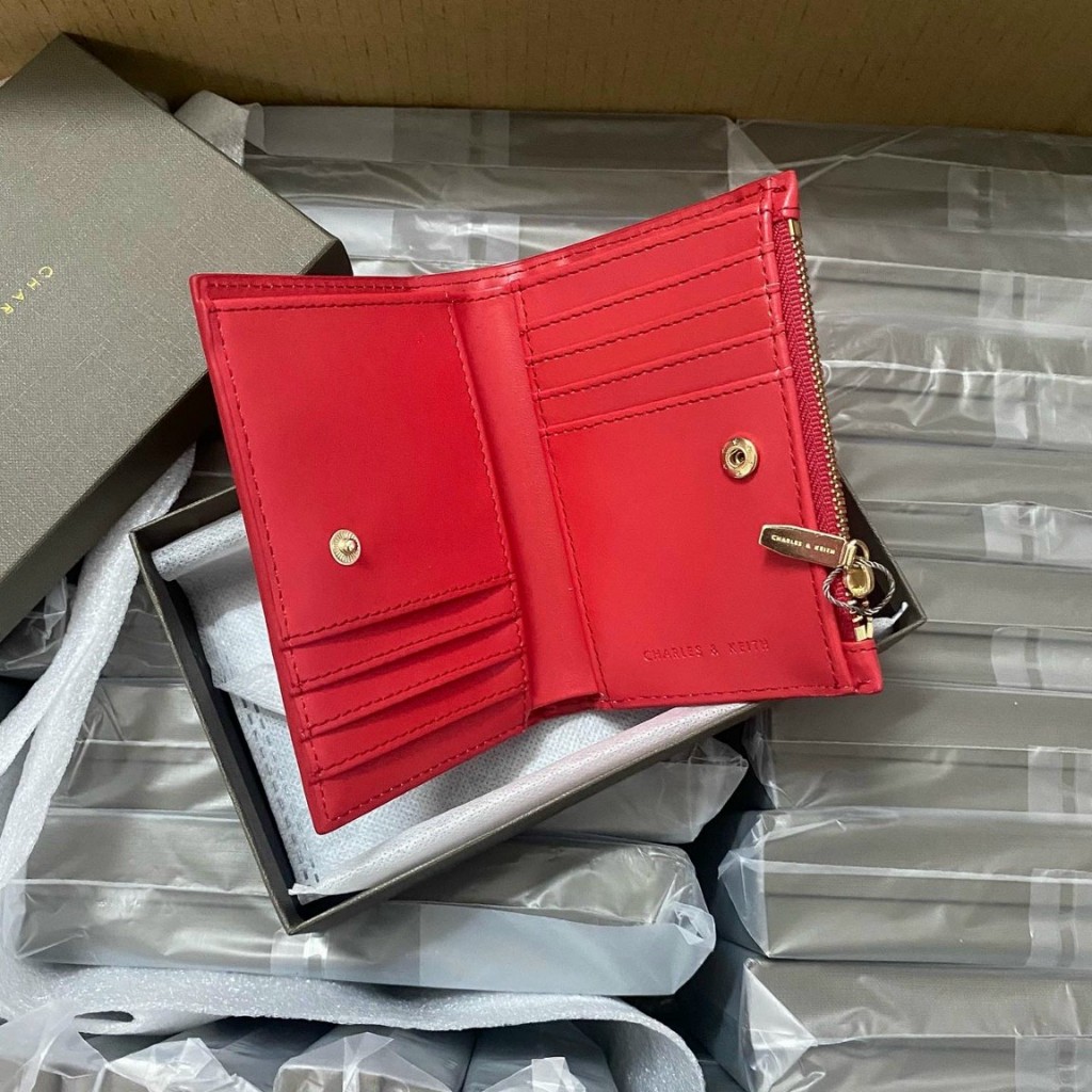 Có thể đeo chéo ví nữ ô trám size 12x2x8cm full box CK6-50770524 đủ màu