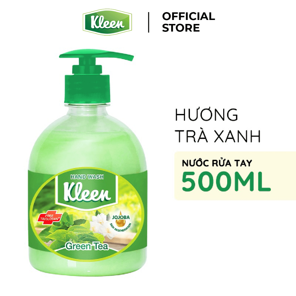 Nước rửa tay Kleen diệt khuẩn và dưỡng ẩm chiết xuất từ thiên nhiên 500ml