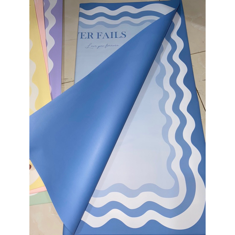 Giấy 2 mặt sóng biển