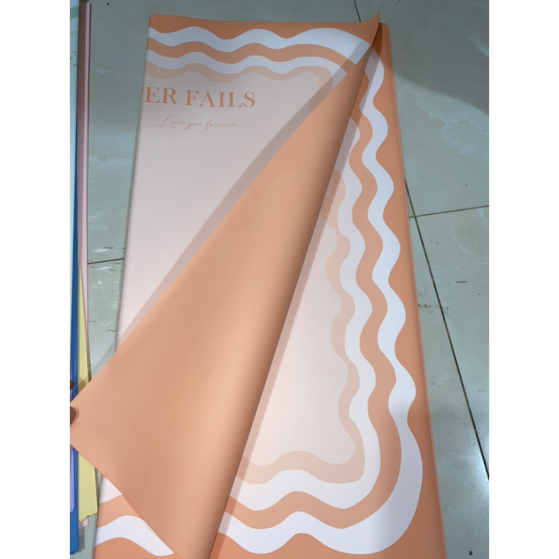 Giấy 2 mặt sóng biển