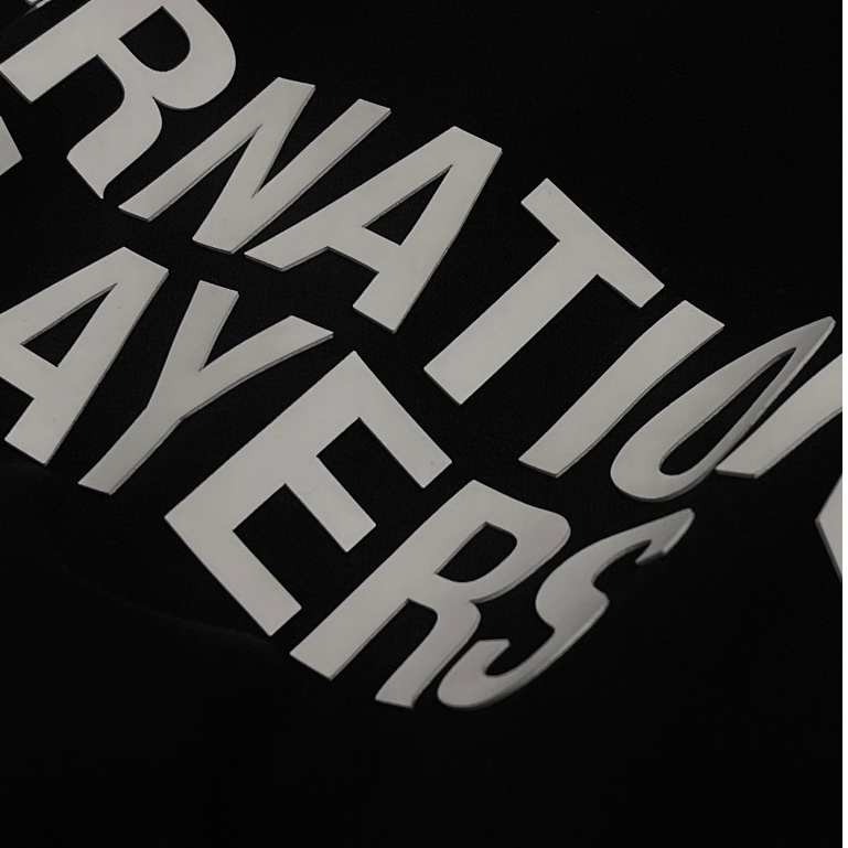 Áo Hoodies Unisex SEVENTOWN INTERNATIONAL PLAYERS màu đen Local Brand