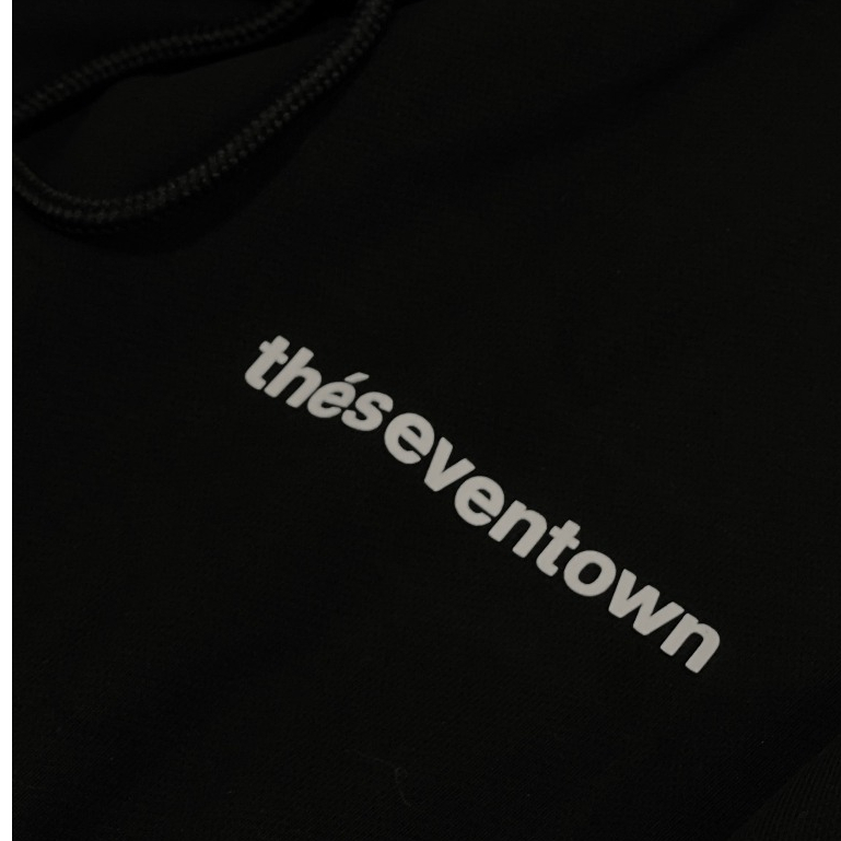 Áo Hoodies Unisex SEVENTOWN INTERNATIONAL PLAYERS màu đen Local Brand