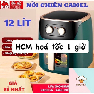 Nồi chiên không dầu camel - dung tích 7l 8l 10l 12l - bảo hành -