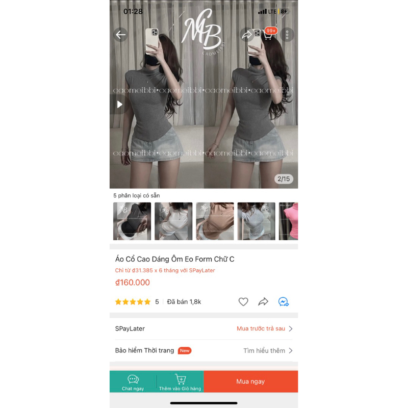 Pass áo xám ôm body