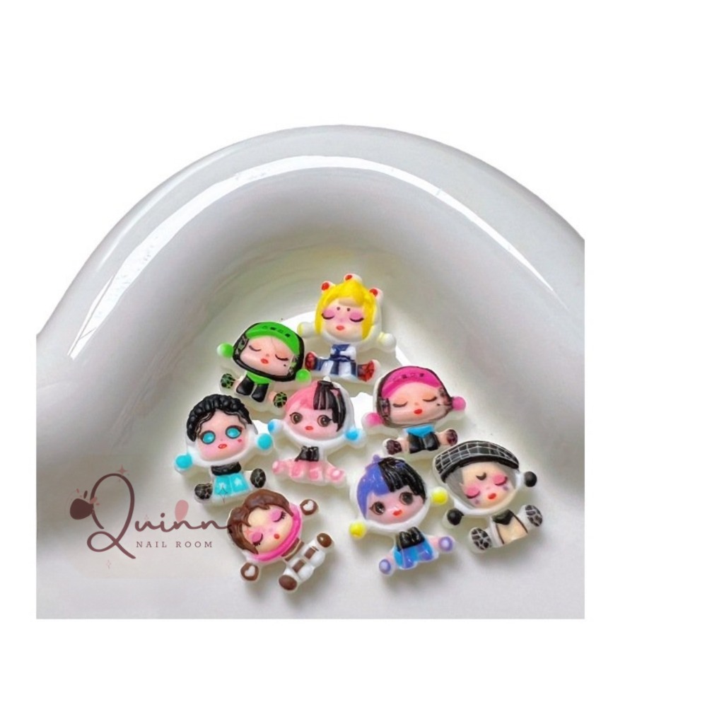 Charm skull panda cute đính móng siêu hot 2024