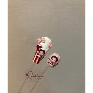 Charm skull panda cute đính móng siêu hot 2024