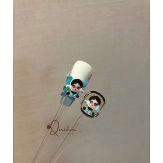 Charm skull panda cute đính móng siêu hot 2024