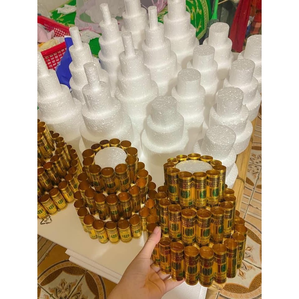 Tháp Xốp Tròn Trắng  -