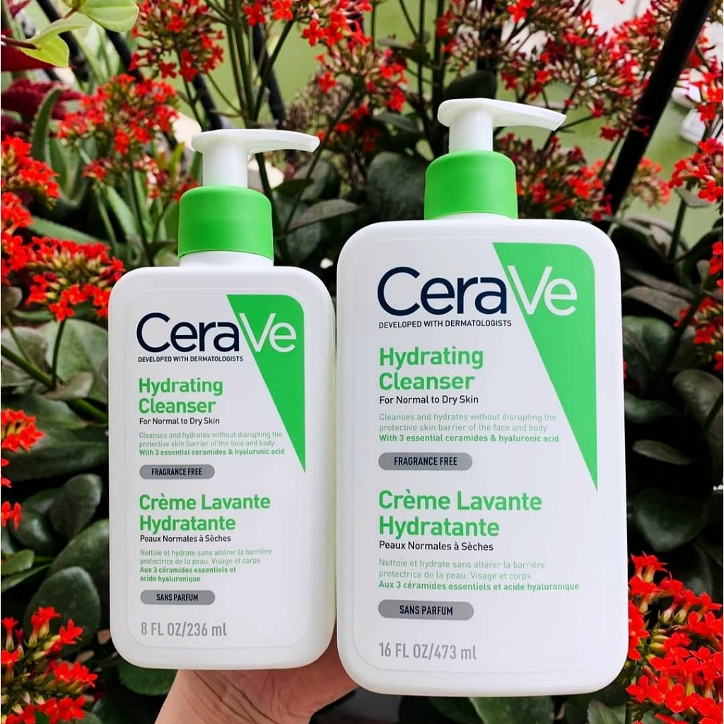 Sữa rửa mặt cho da khô Cerave Hydrating Cleanser dạng kem