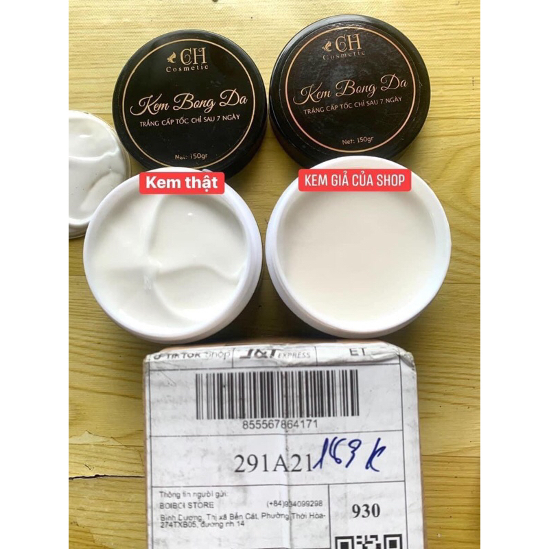 Kem Bong Da Cao Cấp CH Cosmetic 150g chính hãng- Kem Bong Da CH