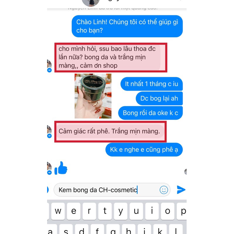 Kem Bong Da Cao Cấp CH Cosmetic 150g chính hãng- Kem Bong Da CH