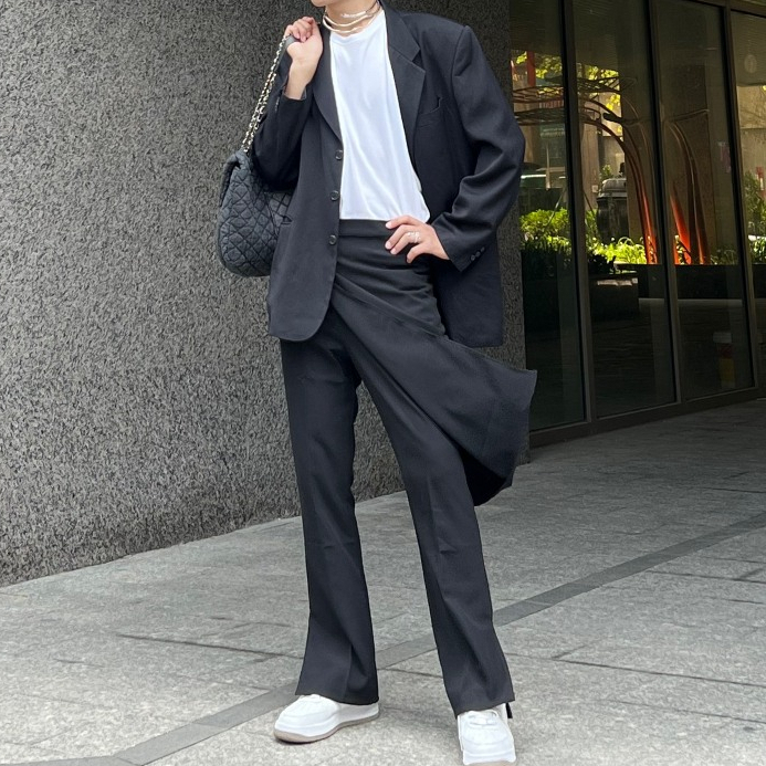 Quần Tây Hàng Thiết kế Nam Nữ Kèm Đai Rời Siêu Hot