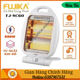 Đèn sưởi halogen fujika fj-60a,máy sưởi hồng ngoại 2 bóng có lưới cách nhiệt an toàn,có chế độ tự ngắt-bảo hành 24 tháng