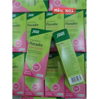 Bổ sung sắt floradix và vitamin tổng hợp - salus- hộp 126v