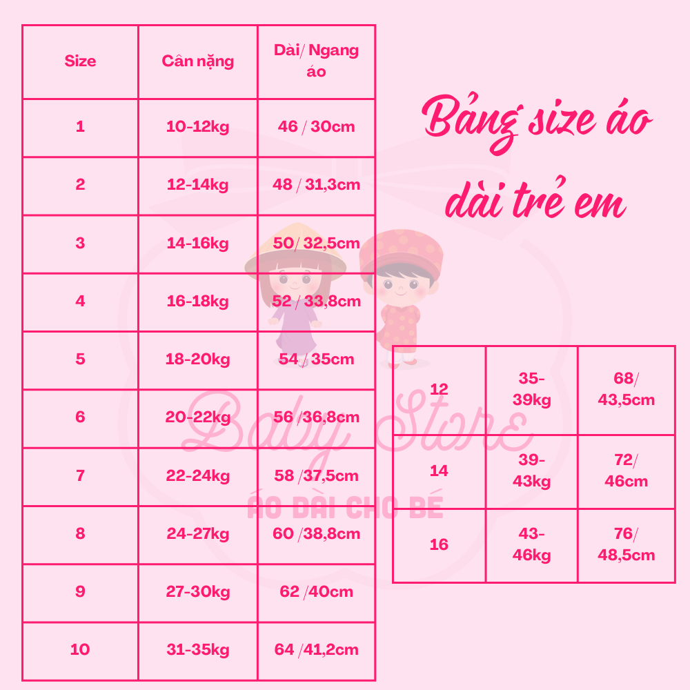 Áo cách tân đôi bé 🔥SALE SỐC🔥 chất liệu tafta và tơ kim sa cao cấp, màu sắc dễ thương - Áo Dài Cho Bé Baby Store - ADB35