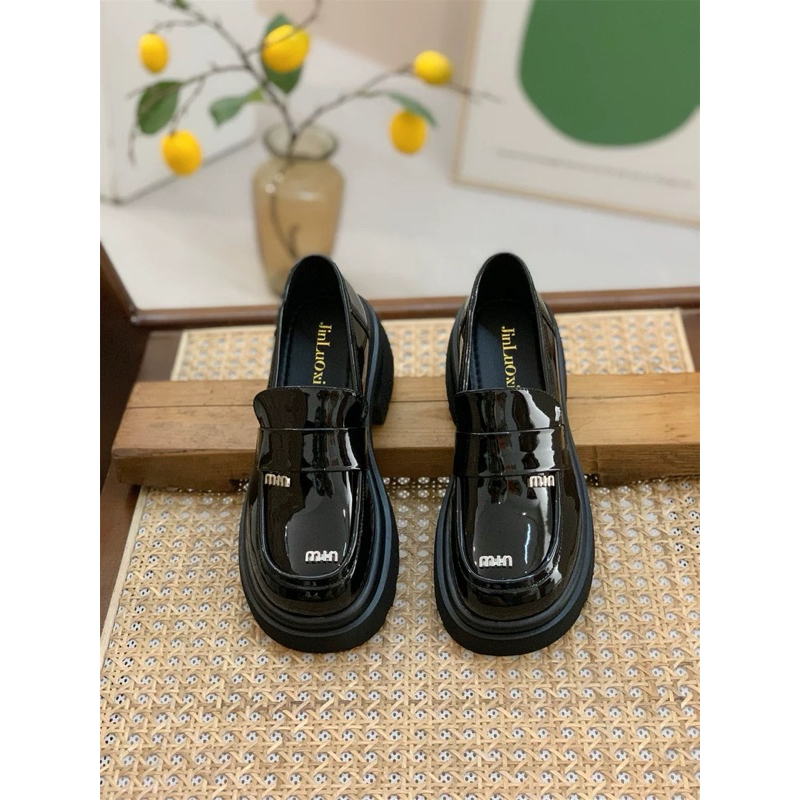 ORDER - Loafer đế cao mũi tròn MiuMiu
