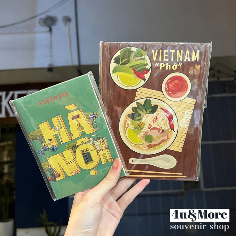 Sổ tay giấy hình danh lam thắng cảnh Việt Nam quà tặng