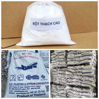 1kg Bột thạch cao Thái Lan,đúc tượng,làm khuôn