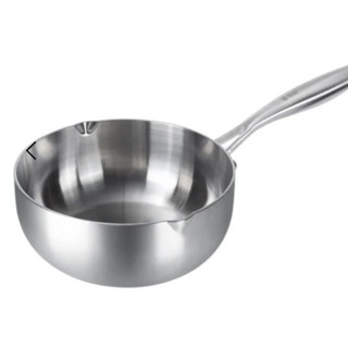 (Sale off lớn 11.11) Chảo inox 304 nguyên khối Seka sâu lòng dùng được mọi loại bếp size 22cm