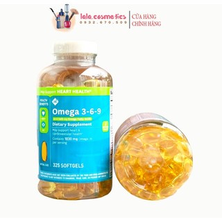 Omega 369, viên uống Omega 3-6-9 Heart Health 325 viên của Mỹ