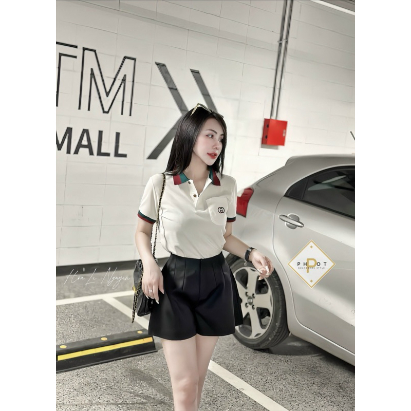 Áo polo Gu chì hot hit full màu