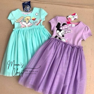 XD- Váy thun phối voan Disney size 2y-6y