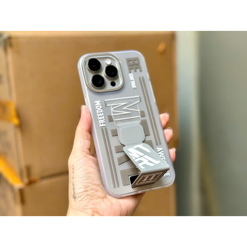 Ốp lưng mutural iPhone 15 pro max,15 pro kèm kệ dựng siêu tiện