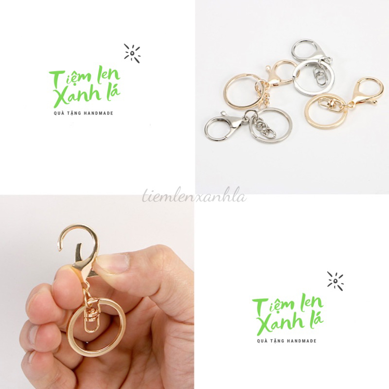 Móc khoá càng cua lớn treo thú bông, chìa khoá