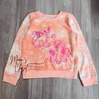 Xd- áo nỉ da cá cam loang disney size 12m-7y