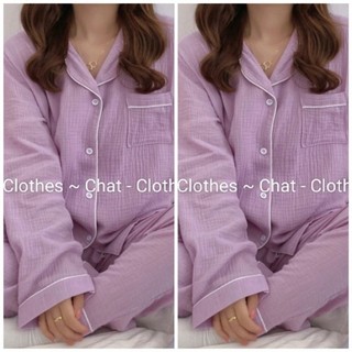 (Sale) Đồ bộ Pijama Bigsize 60-75kg Tay dài