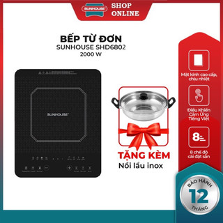 Bếp Từ Đơn SUNHOUSE SHD6802 2000w