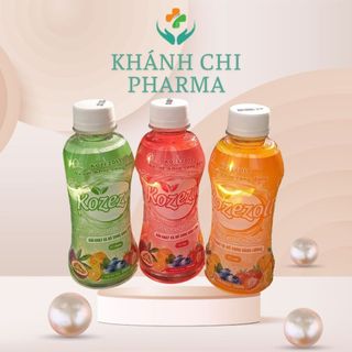 Combo 5 chai dung dịch bù nước, điện giải ORS chai 250ml. Kozezoll ors dạng nước cho bé vị cam, chanh, dâu.