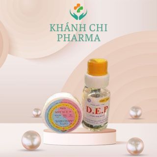 Dung dịch bôi ngoài da D.E.P dạng nước 17ml, mỡ 8g. Dep giảm ngứa do côn trùng, muỗi cắn, ghẻ nước
