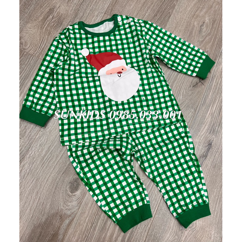 Bộ thu đông bé trai bé gái xuất Hàn Kẻ hình ông già Noen