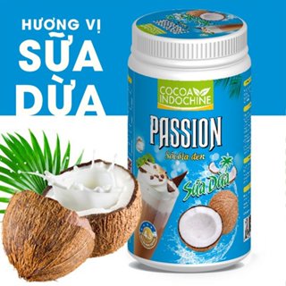 Bột sô cô la sữa dừa Passion - Chuyên pha chế trà sữa, milo dầm, thức uống sô cô la cacao - Hũ 750g