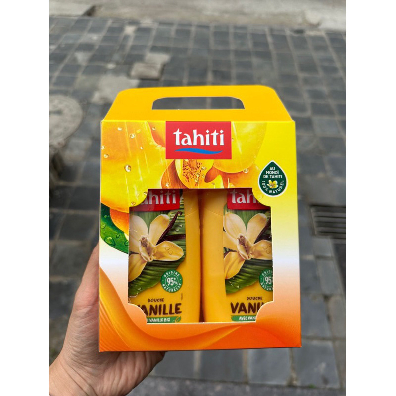 Set hộp 2 chai sữa tắm Tahiti