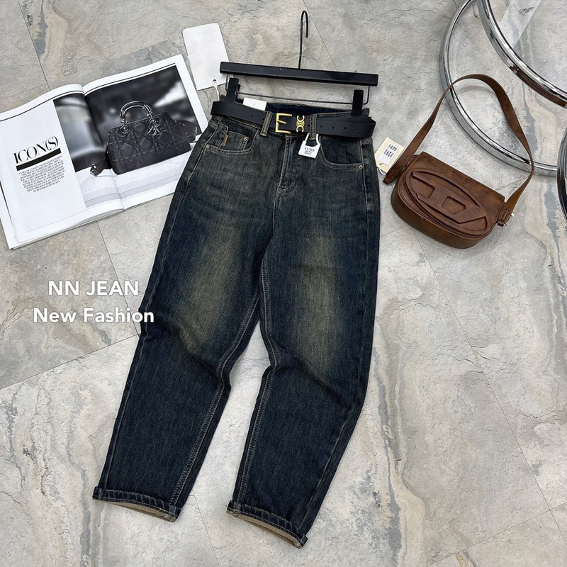 Quần jeans baggy CE-LINE chất co giãn hàng QCL1