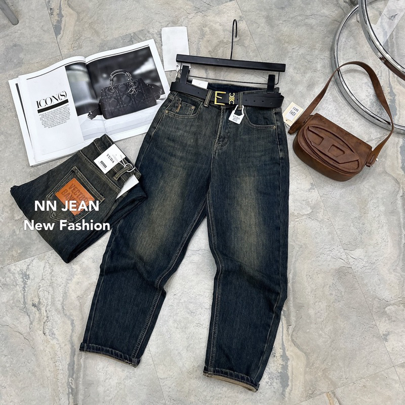 Quần jeans baggy CE-LINE chất co giãn hàng QCL1